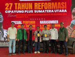 27 Tahun Reformasi, Cipayung Plus Sumut Hadirkan Tokoh Pergerakan Mahasiswa 98