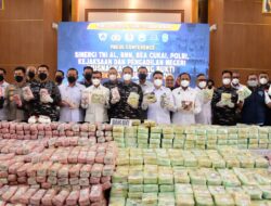 Jumlah Fantastis TNI AL Bersama Kemenko Polkam RI, BNN RI, Polri dan Pemda Batam Musnahkan Narkotika 2,061 Ton di Batam