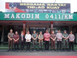 Pangdam II/Sriwijaya Adakan Kunjungan Kerja ke Makodim 0411/KM