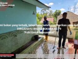 Sat Intelkam Polres Simalungun Gelar Bakti Religi di Masjid Al – Ikhlas Jelang Hari Bhayangkara Ke – 79