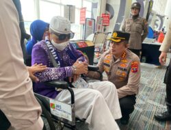 Polresta Deli Serdang Amankan Keberangkatan Pesawat Saudi Airlines dari Bandara Kualanamu Deli Serdang Menuju Jakarta