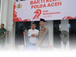 Polda Aceh Gelar Bakti Religi di Masjid Subulussalam PLTD Apung