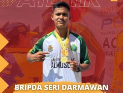 Bripda Seri Dermawan Raih Medali Emas dan Perunggu Lari 100 M dan 200 Meter POMDA Aceh 2025