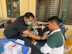 Polres Lhokseumawe Gelar Pemeriksaan Kesehatan dan Pengobatan Gratis Bagi Warga Jelang HUT Bhayangkara ke – 79