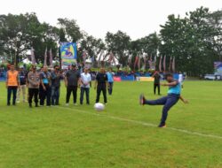 Komandan Lanud Jenderal Besar Soedirman Buka Open Turnament Sepak Bola Danlanud Cup XXIII Tahun 2025