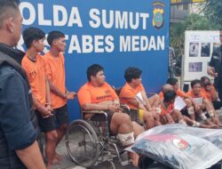 Masuk TO, Unit Resmob Sat Reskrim Polrestabes Medan Tembak 7 Maling Motor, 2 Pakai Kursi Roda