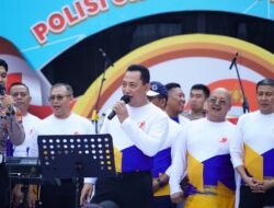 Bhayangkara Sport Day : Kapolri Bawakan Lagu God bless dan Bon Jovi di Bundaran HI