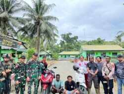 Satgas Pamtas RI – PNG Yonif 131/Brs Gagalkan Upaya Penyelundupan Hasil Curanmor dan Ganja di Perbatasan Papua