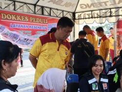 Polri Untuk Masyarakat, Polda Kalteng Gelar Pemeriksaan Kesehatan Gratis di CFD Bundaran Besar