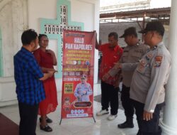 Jembatan Harapan di Rumah Ibadah : Polsek Perdagangan Sosialisasikan Call Center 110 untuk Umat