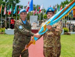 Mayor Mar Mikael Rolen Pimpin Parade Serah Terima Force Commander Unifil : Wujud Peran Aktif Indonesia dalam Misi Perdamaian Dunia