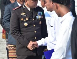 Ikuti Upacara HUT ke – 80 RI di BHC Menara Siger, AKBP Rahmad Hidayat : Semangat Kemerdekaan Perangi Narkoba