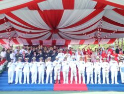 Penggagal dan Pemusnah Penyelundupan Narkoba 4 Ton Hadiri Upacara 17 Agustus di Dataran Engku Putri Batam