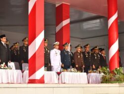 Kasdam I/BB Saksikan Prosesi Penurunan Bendera HUT ke – 80 RI di Astaka