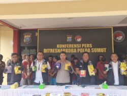 Ungkap 114 Kasus Narkoba, Polda Sumut Selamatkan Lebih dari 125 Ribu Jiwa