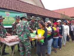 Yonif 125/Si’mbisa Gelar Karya Bakti Bersama Masyarakat Kelurahan Padang Mas