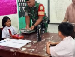 Babinsa Koramil 06/Kota Kodim 0211/TT, Koptu Salmon Melaksanakan kegiatan Pendistribusian Makanan Bergizi di Wilayah Kodim 0211/TT
