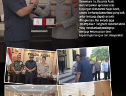 Kajati Aceh Bersama Pangdam IM Kunjungi Kapolda Aceh