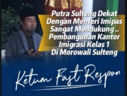 Masyarakat Morowali Dukung Pembangunan Kantor Imigrasi Kelas I TPI