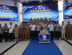 Ditlantas Polda Kalteng Gelar Syukuran Hari Lalu Lintas Bhayangkara ke – 70