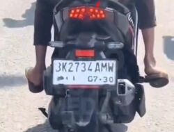 Viral di Medsos, Anak – Anak Menggunakan Baju Sekolah Pramuka, Konvoi Dengan Sepeda Motor BK 2734 AMW, Buat Warga Takut