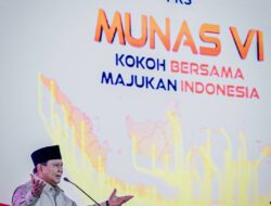 Presiden Prabowo Subianto Hadiri Acara Penutupan Munas ke – VI Partai Keadilan Sejahtera