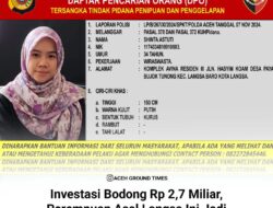 Investasi Bodong Rp 2,7 Miliar, Perempuan Asal Langsa Ini Jadi Buron Polda Aceh