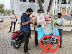 Sindiran Manis untuk Gubsu Bobby Nasution, Gubernur Aceh Muzakir Manaf Beli Es Krim Sepeda Motor Plat BK