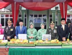 Wakapolres Aceh Timur Hadiri Upacara HUT ke – 80 TNI di Kodim 0104