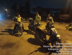 Ciptakan Situasi Yang Aman dan Nyaman, Polresta Deli Serdang dan Polsek Jajaran Sentuh Masyarakat dengan Patroli