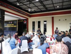Silaturahmi Ditresnarkoba, Humas dan Wartawan Makan Bersama