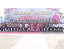 Kapolda Sumsel Resmikan Lapangan Upacara dan Gapura Polres Ogan Komering Ilir