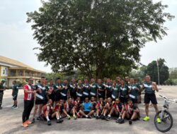 Personil Brigif TP 89/Gimpam Gasib Turut Meriahkan HUT Kabupaten Siak ke – 26 dengan Mengikuti Siak Fun Run 2025