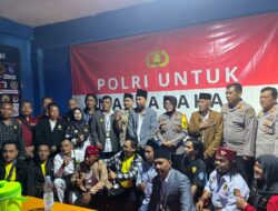 Peresmian Kantor FRN Counter Polri dan Pelantikan DPW se – Indonesia berlangsung sukses di Bekasi, perkuat Sinergi wartawan dan Polri