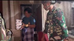 Satgas Pamtas RI – PNG Kewilayahan Yonif 763/SBA Pos Aisy Gelar Syukuran Kenaikan Pangkat