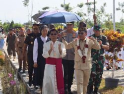 Kapolda Kalteng Hadiri Peresmian Jalan Salib Catholic Center Palangka Raya, Ajak Perkuat dan Jaga Toleransi Beragama