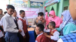 Sambut HKGB ke – 73, Bhayangkari Bojonegoro Gelar Bakti Sosial di SLB Putra Harapan