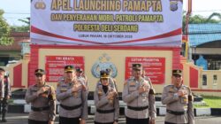 Polresta Deli Serdang Gelar Apel Launching Pamapta dan Penyerahan Mobil Patroli