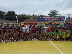 Semarak HUT ke – 80 Korps Brimob Polri, 24 Tim Pelajar SE – Pematangsiantar dan Simalungun Adu Taktik di Turnamen Bola Voli