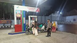 Personel Polsek Banda Sakti Sambangi SPBU, Wujudkan Kamtibmas Aman dan Kondusif