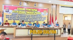 Wakapolda Sultra Pimpin Sidang Penetapan Kelulusan Seleksi PAG dan SBP Tahun 2025 – 2026