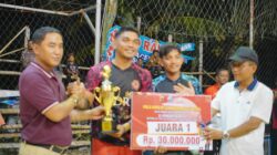 Kapolres Lhokseumawe Tutup Turnamen Voli Kapolres Cup 2025, Perkasa VC Sabet Gelar Juara