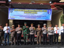 Polres Samosir Gelar Apel Pasukan Operasi Zebra Toba 2025