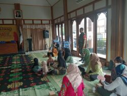 Babinsa Jayengan Dampingi Dulang Bareng di wilayah binaan